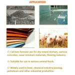 Cement additive calcium formate building material additives calcium formate CAFO