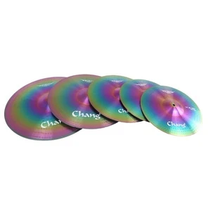 Cheap Armor Colorful Cymbals Set Practice Iron Cymbals Set