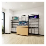 Cheap custom sunglasses unique shop design retail floor lock led 192 eye glasses display stand for sale