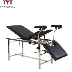 Cheap hospital manual gynecology examination chair delivery bed obstetric exam table
