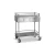 Import Cheap price stainless steel medical patient trolley aluminum trolley from China