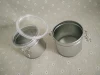 Cheap round Custom metal Empty metal cans with lids