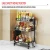 Import Cheap stainless steel kitchen shelf three-layer multi-purpose storage rack from China