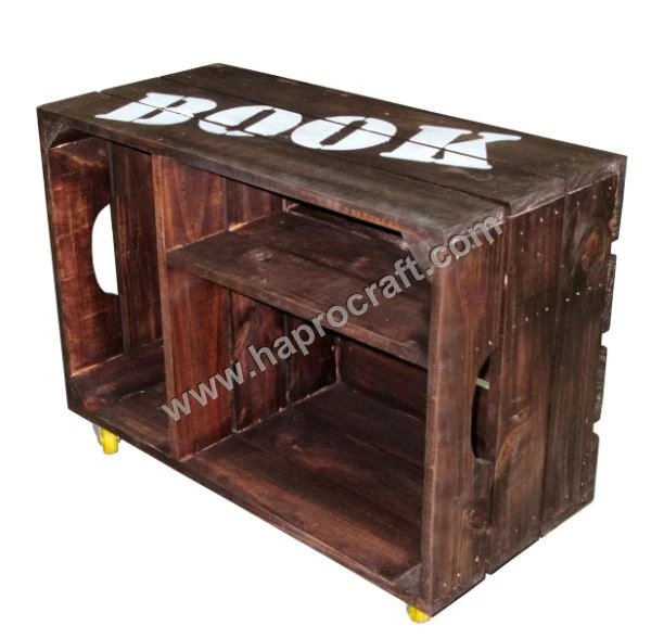 cheap wooden crates wholesale with wheel TH 3460