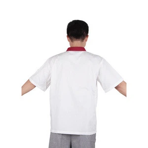 Chef clothes overalls short sleeve waterproof autumn and winter clothing hotel catering kitchen chef cook uniform