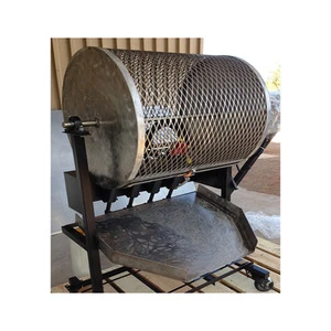 Chile Roaster - Medium Motorized Commercial Stainless Barrel