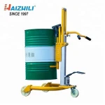 China 300kg oil drum lifter, Drum Lifter Carrier, 900mm Height portable forklift manual drum Lifter price
