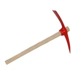China directly sale high-quality garden natural wooden pickaxe handle for tools dig out holes