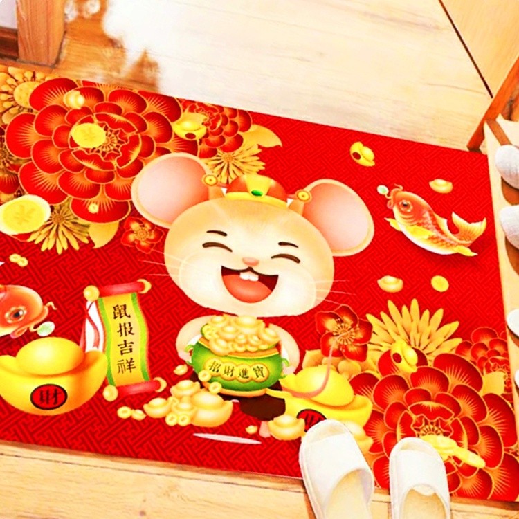 China factory price wholesales decorative kitchen rubber floor mats