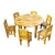 Import China factory supply Natural kids wooden tables and chairs  kindergarten furniture from China