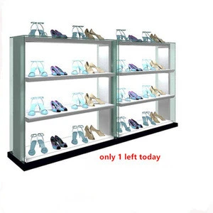 China Foshan LianYi display factory quick customized multi-funtional shoe racks unit 100 pair shoe rack