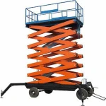 China indoor scissor lift platform, construction platform lift, scissor mechanism platform lift