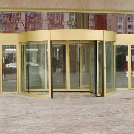 China Manufacture automatic revolving door for hotel