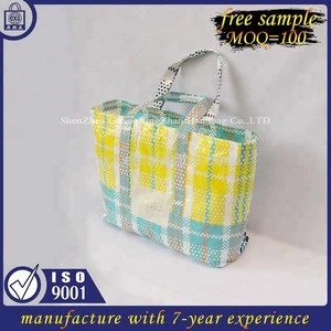 China manufacture high quality free sample recycled printed pp woven bag