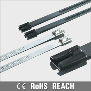 China Manufacturer Stainless Steel Metal Cable Ties Ball Lock Type