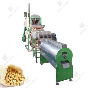 China manufacturers cashew nuts skin peeling machine with fast delivery time