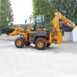 China mini backhoe loader compact tractor backhoe loader