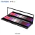 Import China Supplier Plastic Makeup Palette Wholesale 10 Empty Black Private Label Eye Shadow Palette Case With Mirror from China