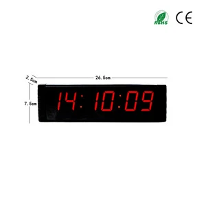 China Suppliers  1.5 Inch LED Electronic Countdown Timer Display Battery Powered
