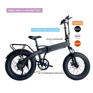 Chinese OEM/ODM E-Bike 48v 350w Electric Bike Long Range 20  Electric City Bike For Adult