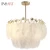 Import Chinese supplier european home bedroom decor industrial feather pendant lamp lighting from China