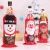 Import Christmas decoration Supplies Champagne Wine Gift  Bottle Bags Covers Santa Claus printed Wine Bags from China