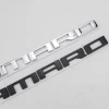 Chrome Black Metal 3D Letter Custom Car Trunk Sticker Badge Emblem Decal