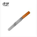 ckot 4-12Inch wooden handle scraper Cake Scraper Cream scraper flexible spatulas pie knife Smooth