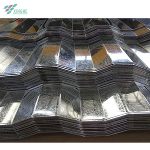 clear zinc color coated corrugated steel roofing sheet