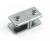 Import CM104-7 Factory Direct Zinc Alloy Sales Square Glass Shelf Clamp Furniture Glass Bracket from China
