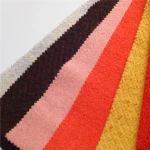 colored wool fabric exporter classical woolen fleece fabric customize fabric wool polyester double face fleece wool