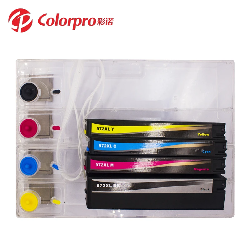 Colorpro ciss compatible for hp972 empty with ARC chip
