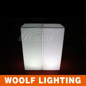colors changeable led decorative pillars for weddings