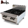 Commercial Cooking Equipment Hotel Table Top Cooking 4 Burner Gas Stove