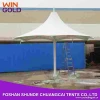 Commercial custom high peak fabric canopy membrane structure for car parking