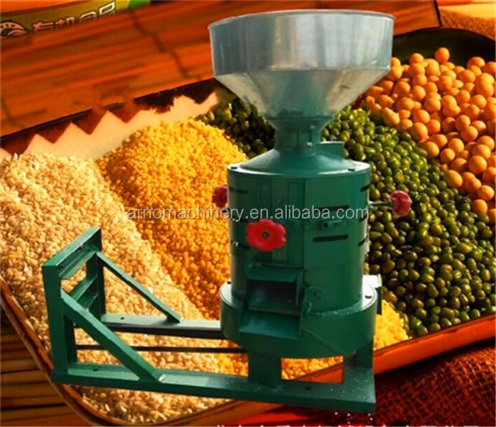 commercial electric wheat maize corn peeler/millet peeling rice mill/mung bean grain dehulling machine
