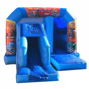 Commercial pvc inflatable bouncy castle party inflatable bounce house with slide