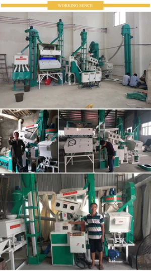 complete set of rice mills rice huller mini rice mill machine