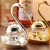 Import Condiment Pot Seasoning Container Spice Glass Jar Salt Sugar Bowl Pepper Coffee Storage Organizer Swan Rack Serving scoop from China