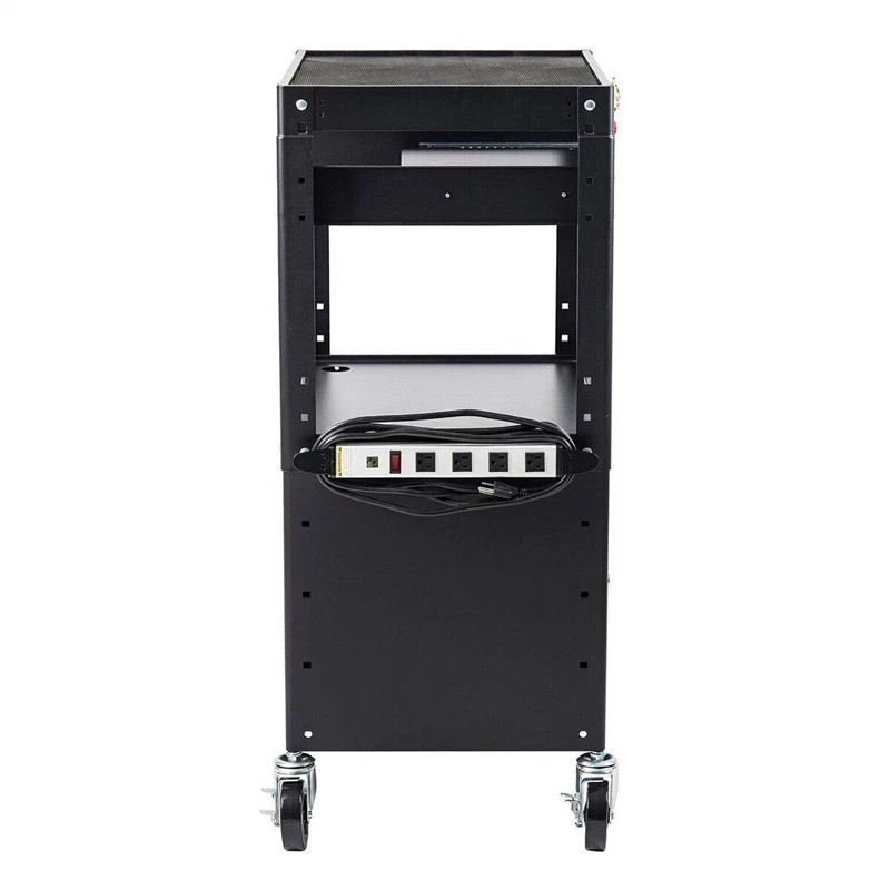 Conference presentation cabinet with keyboard tray STEEL FRAME  storage cart Audio visual CART
