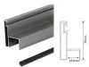 Construction curtain wall aluminum extruded profile