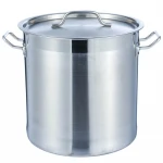 Buy Heat Resistant High Borosilicate Crystal Clear Soup Stock Pot