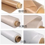 Corrosion resistant 0.05mm-1mm thick double-sided high temperature ptfe glass fiber cloth