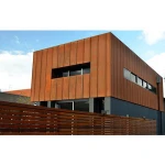 corten steel metal curtain wall