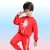 Import Cotton long style red training children cheap dancewear from China