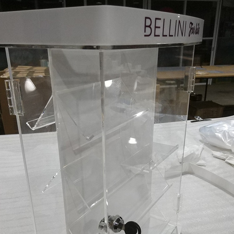 Buy Counter Table Clear Acrylic Display Rack Storage Box from Shenzhen ...