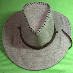 Cowboy Hat With Breathable Eyelet And String