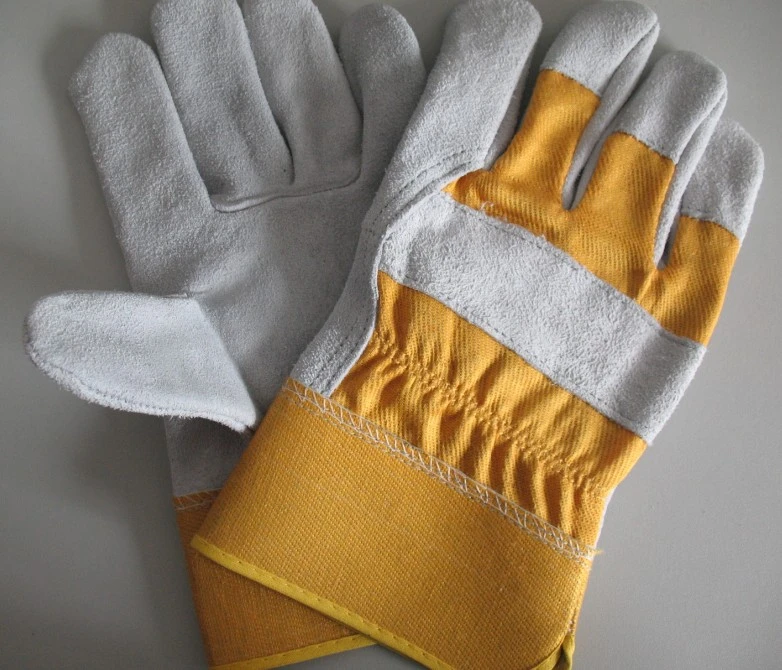 Cowhide split leather gloves work gloves