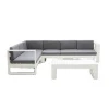 CR2021all weather PE rattan woven sectional aluminum outdoor furniture garden sofa set