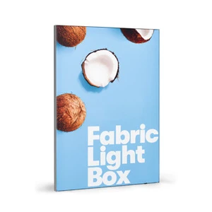 Custom Aluminum Freestanding Backlit Led Fabric Advertising Light Box